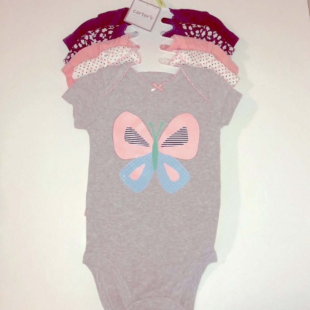 Carter’s 5PC Baby Girl Onesies